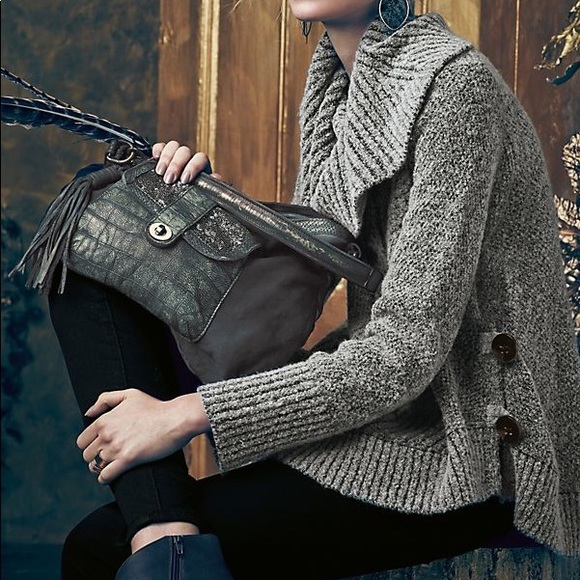 Anthropologie Boucel Cable Knit Wool Blend Sweater - Picture 3 of 8